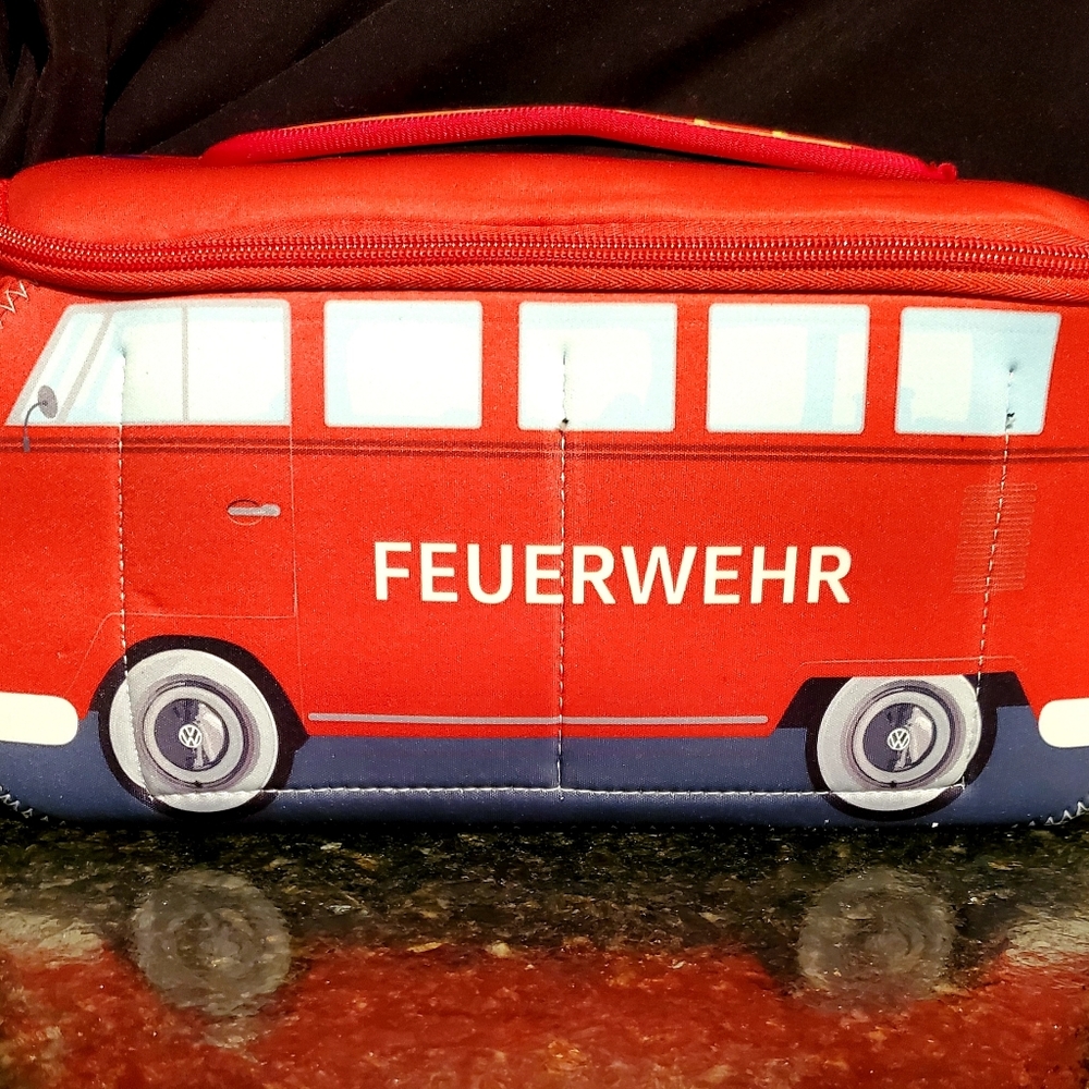 NWT Volkswagen Firetruck Neoprene Bag